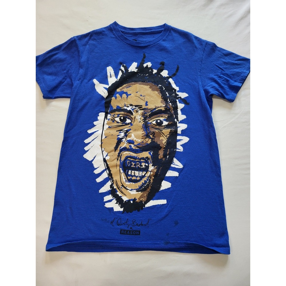 Reason x Ol Dirty Bastard ODB Graphic T-Shirt Mens Small Blue Wu-Tang Hip Hop